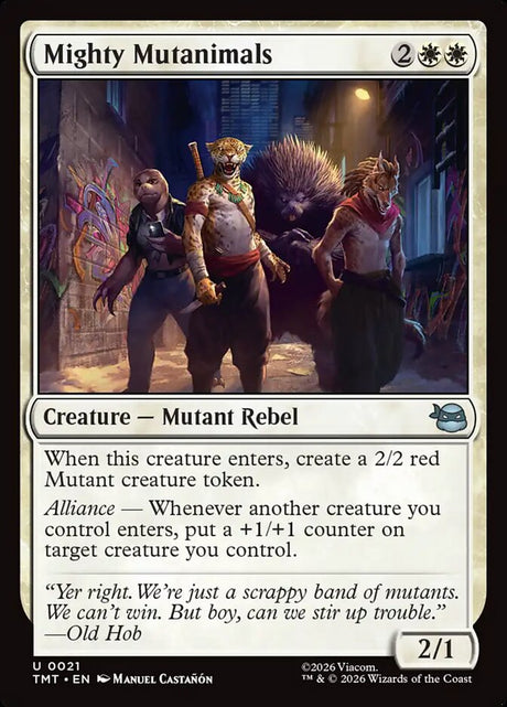 Mighty Mutanimals (21) - Teenage Mutant Ninja Turtles (TMT)