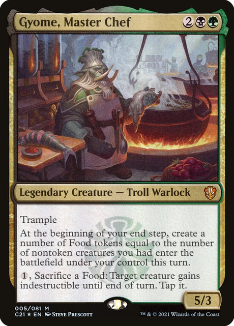 Gyome, Master Chef (5) - Commander 2021 (C21)