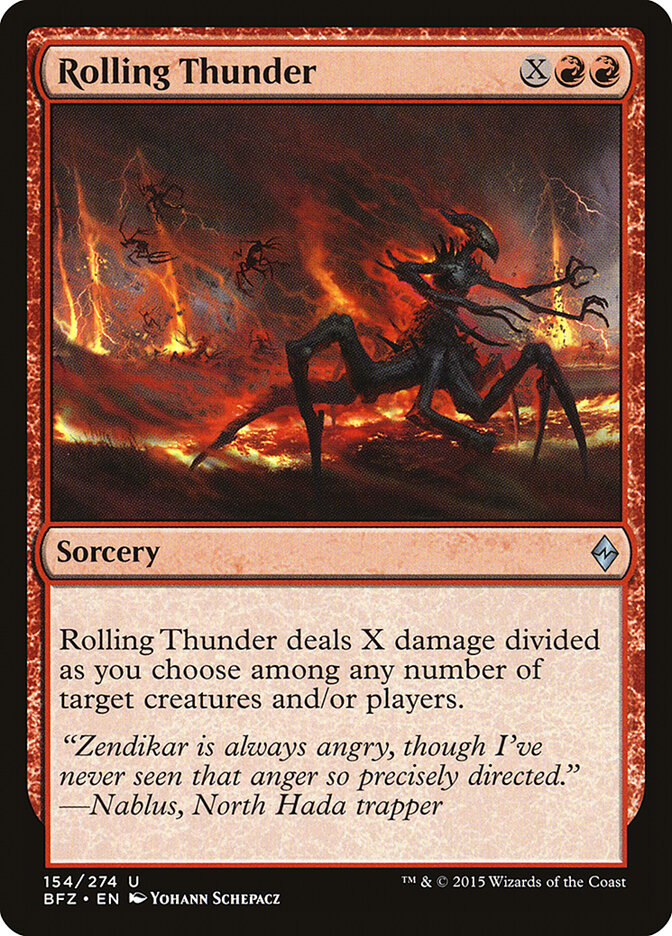 Rolling Thunder (154) - Battle for Zendikar (BFZ)