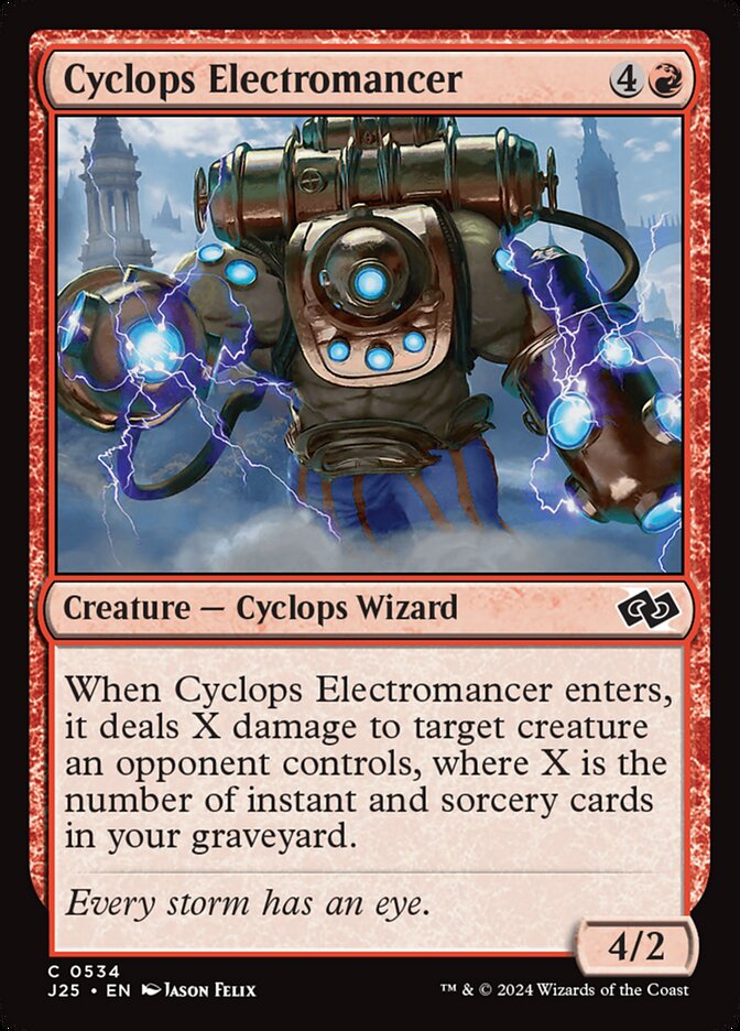 Cyclops Electromancer (534) - Foundations Jumpstart (J25)
