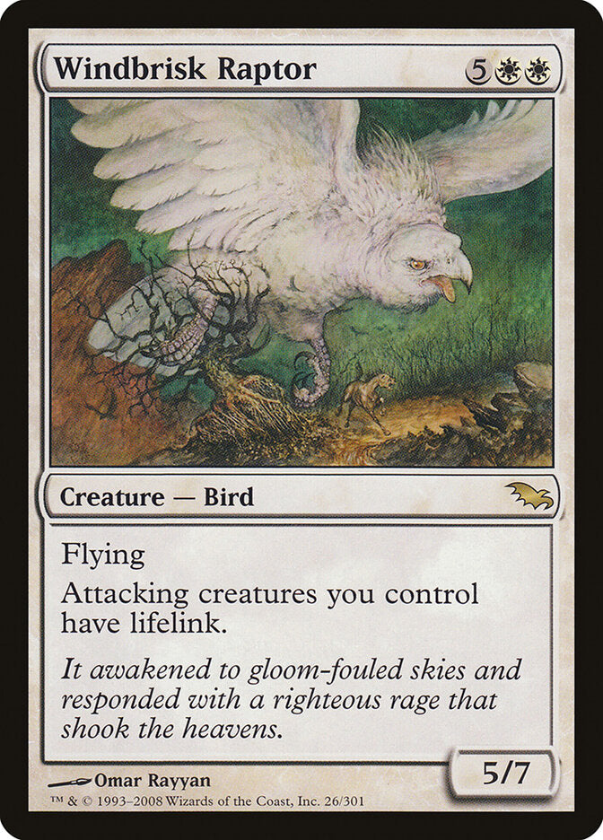 Windbrisk Raptor (26) - Shadowmoor (SHM)
