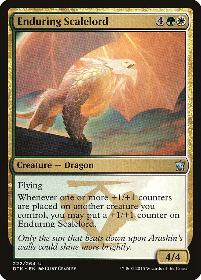 Enduring Scalelord (222) - Dragons of Tarkir (DTK)