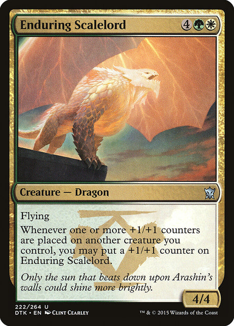 Enduring Scalelord (222) - Dragons of Tarkir (DTK)