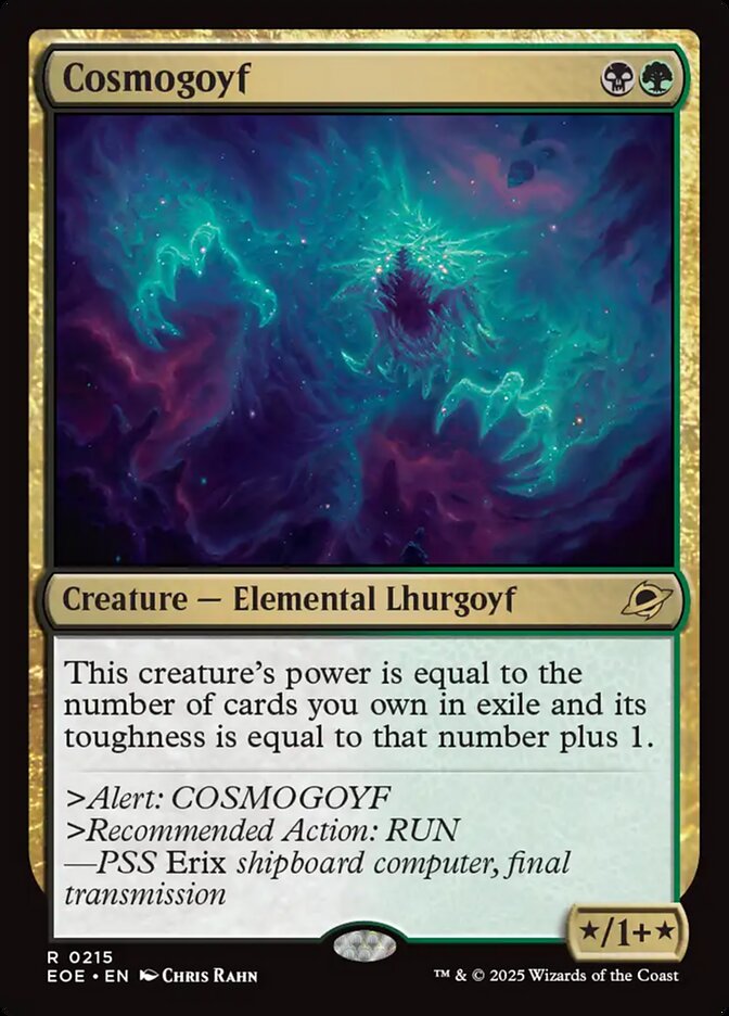 Cosmogoyf (215) - [Foil] Edge of Eternities (EOE)