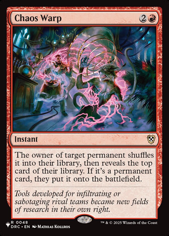 Chaos Warp (DRC-48) - The List (PLST)