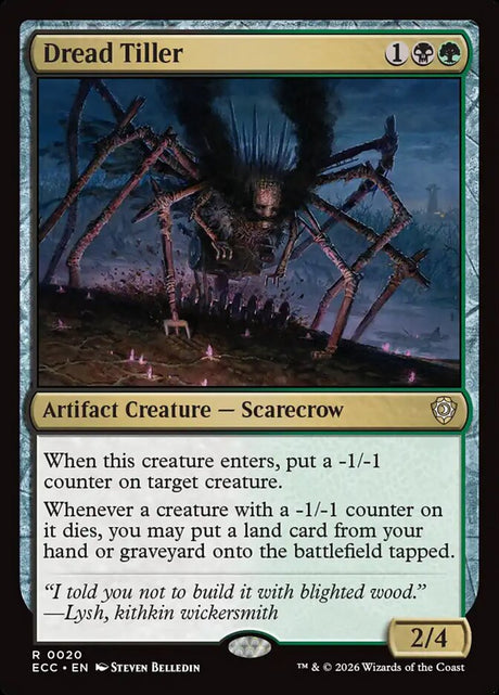 Dread Tiller (20) - Lorwyn Eclipsed Commander (ECC)