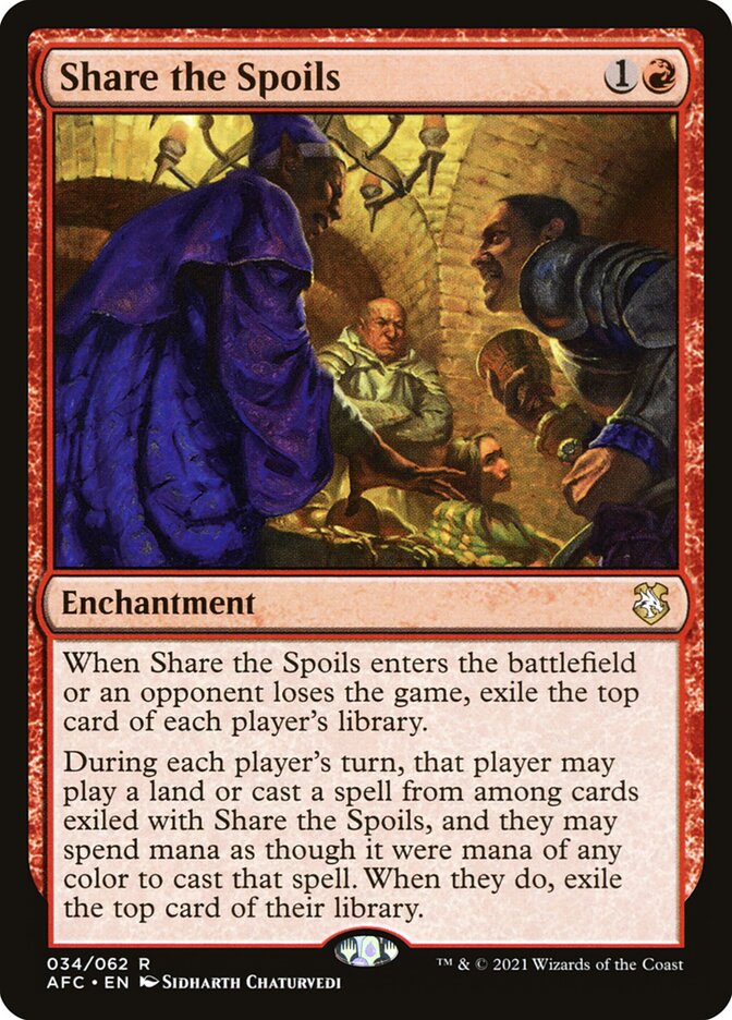 Share the Spoils (34) - Forgotten Realms Commander (AFC)
