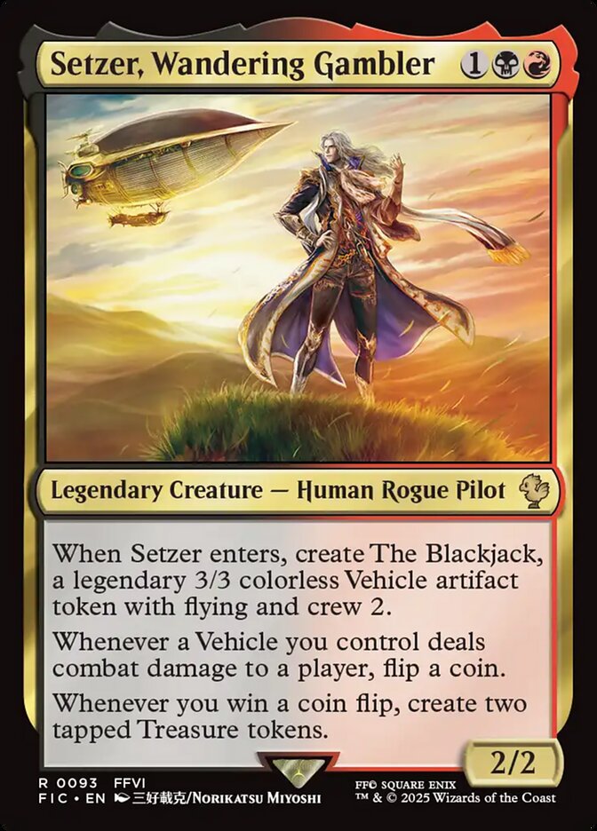 Setzer, Wandering Gambler (93) - Final Fantasy Commander (FIC)