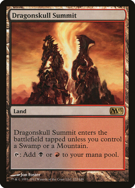 Dragonskull Summit (222) - Magic 2013 (M13)