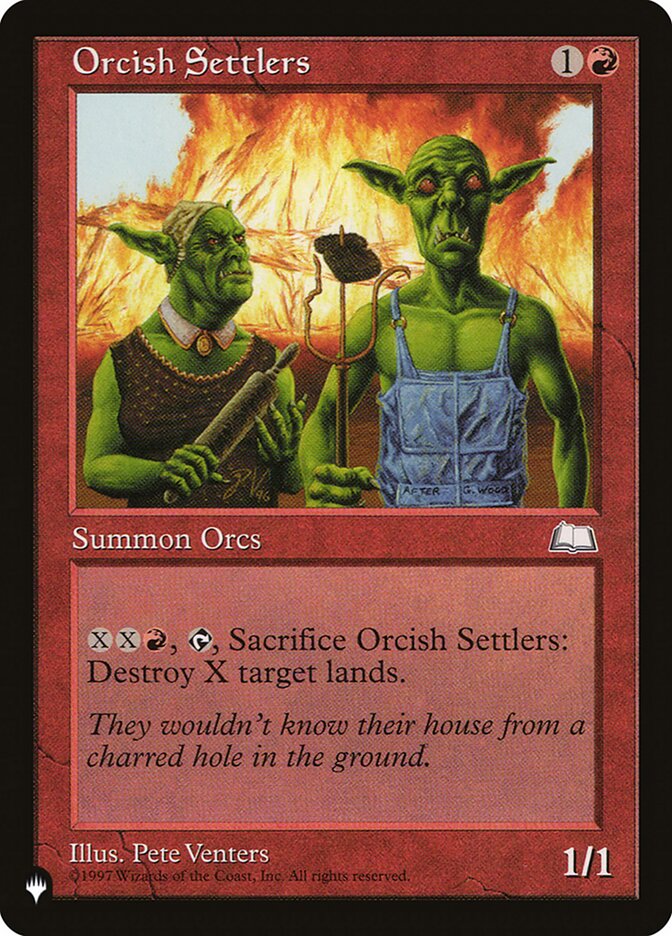 Orcish Settlers (WTH-112) - The List (PLST)