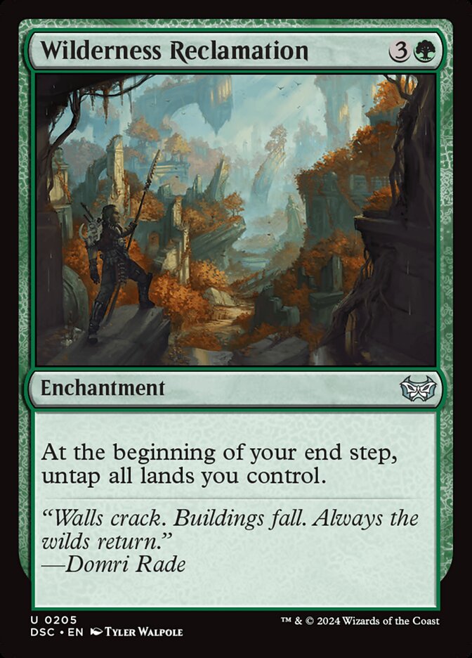 Wilderness Reclamation (205) - Duskmourn: House of Horror Commander (DSC)