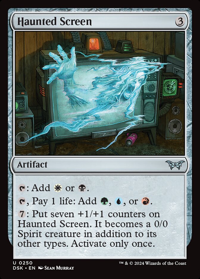Haunted Screen - [Foil] Duskmourn: House of Horror (DSK)