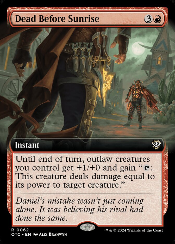 Dead Before Sunrise (62) - Outlaws of Thunder Junction Commander (OTC)