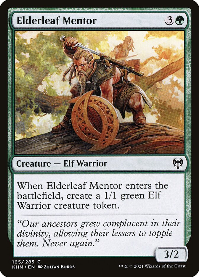 Elderleaf Mentor (165) - Kaldheim (KHM)