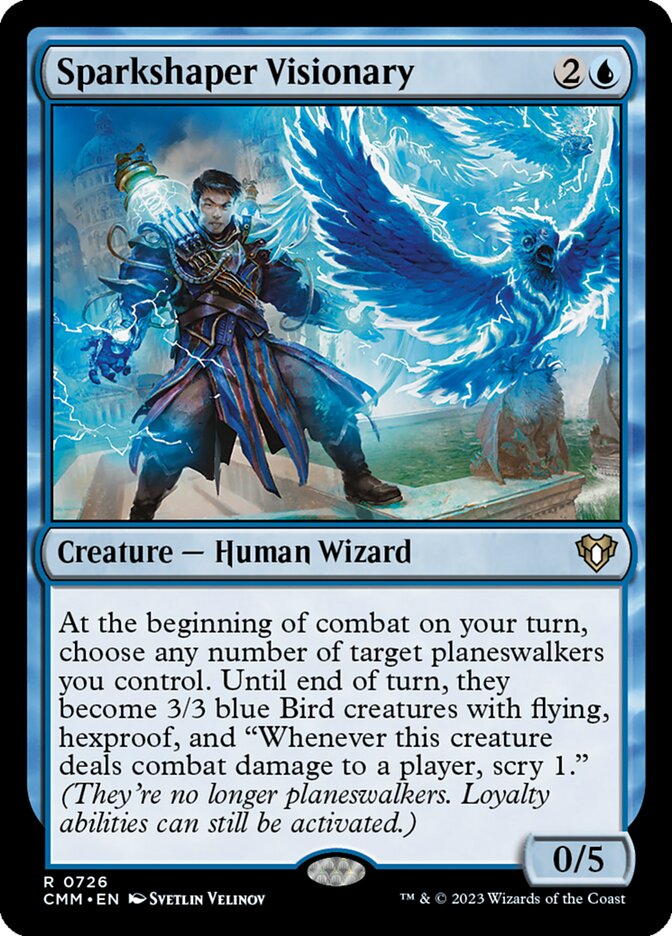 Sparkshaper Visionary (726) - Commander Masters (CMM)