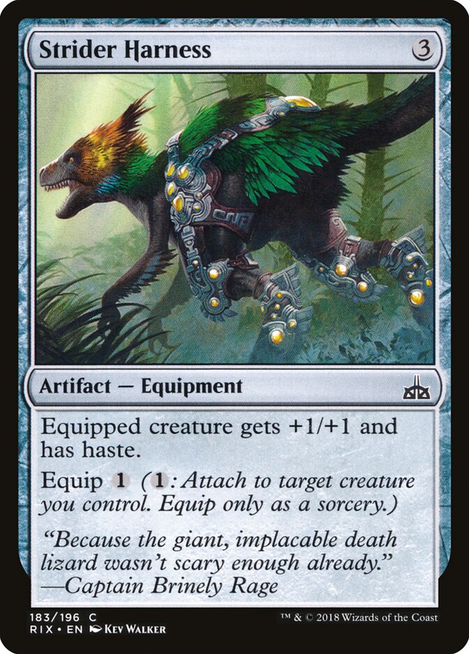 Strider Harness (183) - Rivals of Ixalan (RIX)