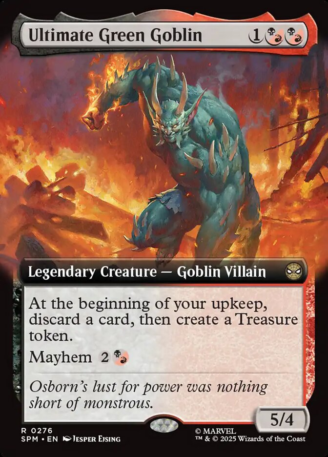 Ultimate Green Goblin (276) - [Foil, Extended Art] Marvel's Spider-Man (SPM)