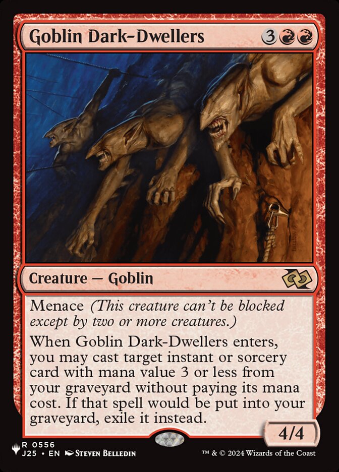 Goblin Dark-Dwellers (J25-556) - The List (PLST)