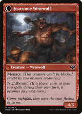 Fearful Villager // Fearsome Werewolf (157) - Innistrad: Crimson Vow (VOW)