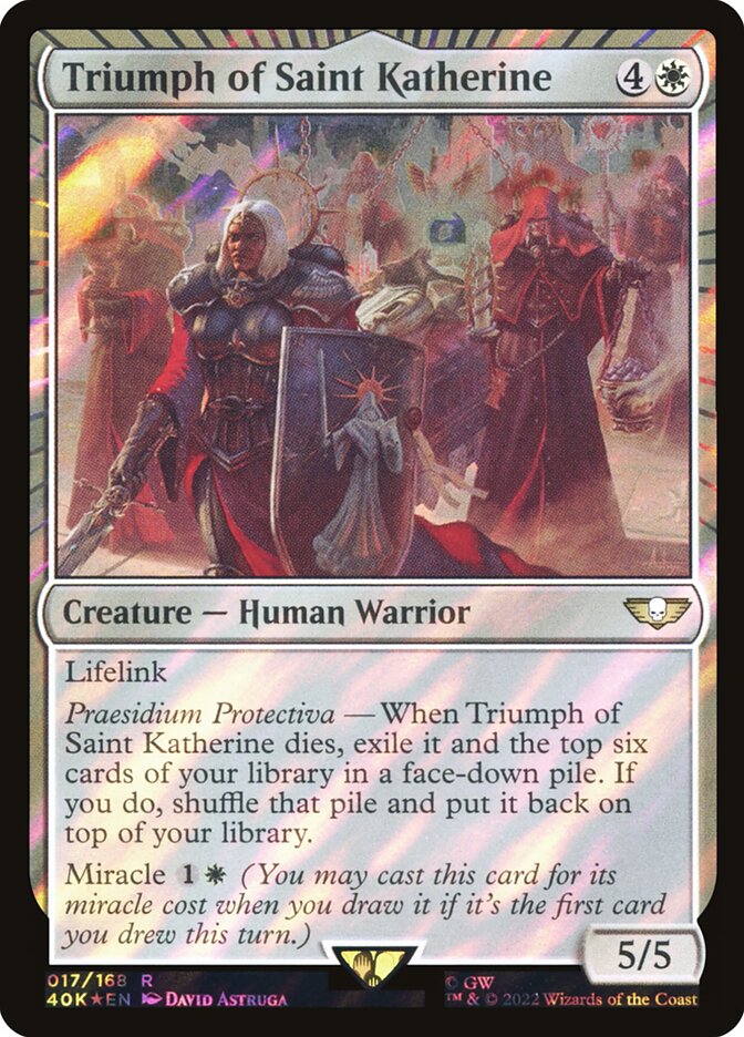 Triumph of Saint Katherine (17★) - Warhammer 40,000 Commander (40K)