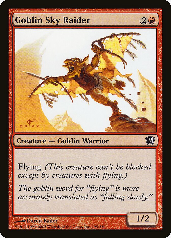 Goblin Sky Raider (195) - Ninth Edition (9ED)