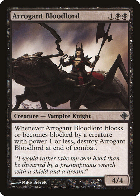 Arrogant Bloodlord (94) - Rise of the Eldrazi (ROE)