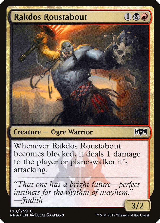 Rakdos Roustabout (198) - Ravnica Allegiance (RNA)