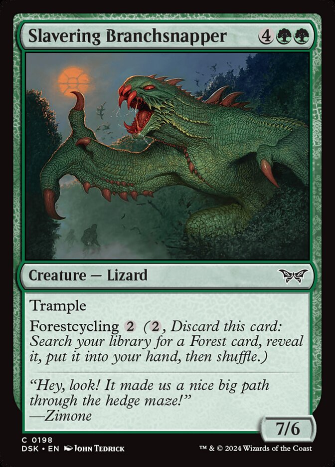 Slavering Branchsnapper - [Foil] Duskmourn: House of Horror (DSK)