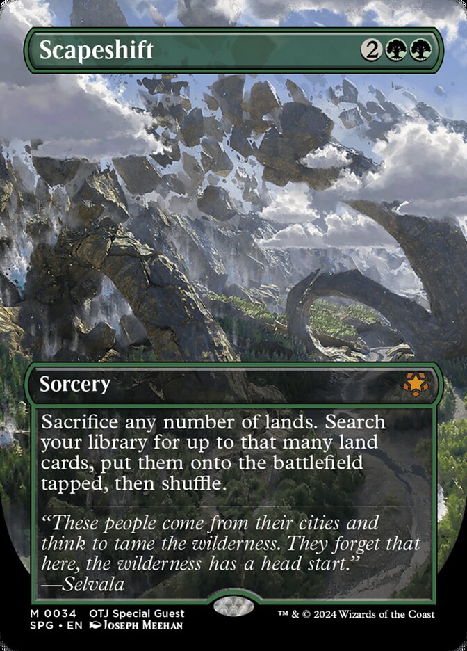 Scapeshift - [Foil, Borderless] Special Guests (SPG)