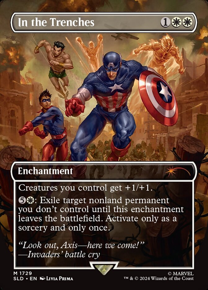 In the Trenches (1729) - [Foil, Borderless] Secret Lair Drop (SLD)