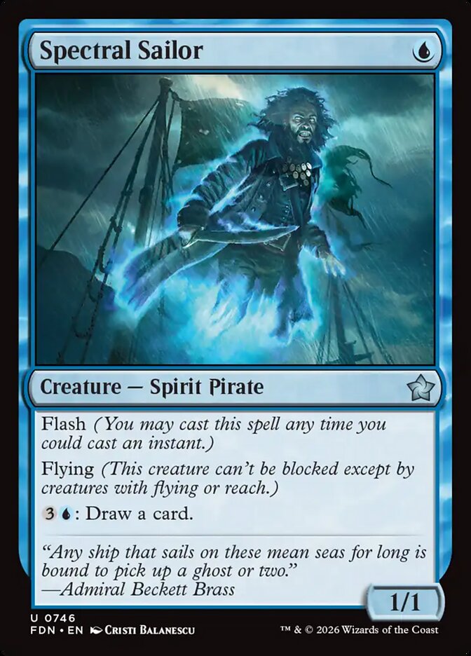 Spectral Sailor (746) - Foundations (FDN)