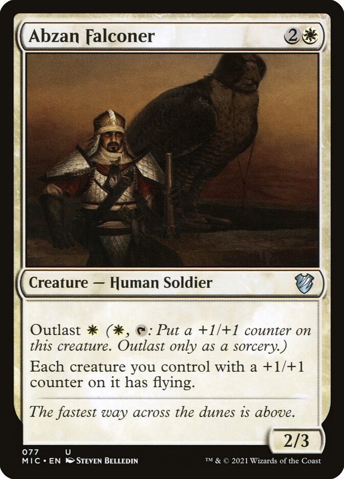 Abzan Falconer (77) - Midnight Hunt Commander (MIC)