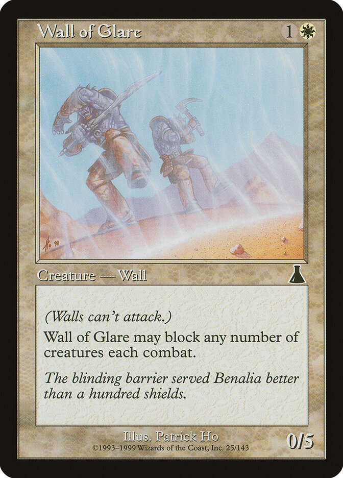 Wall of Glare (25) - Urza's Destiny (UDS)