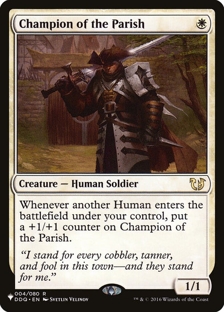 Champion of the Parish (DDQ-4) - The List (PLST)