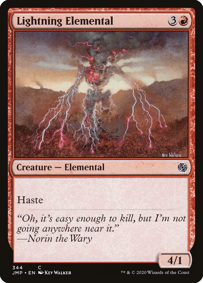 Lightning Elemental (344) - Jumpstart (JMP)