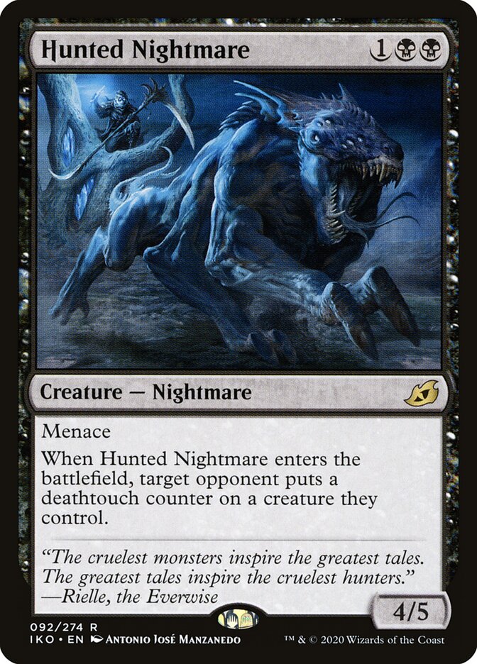 Hunted Nightmare (92) - Ikoria: Lair of Behemoths (IKO)