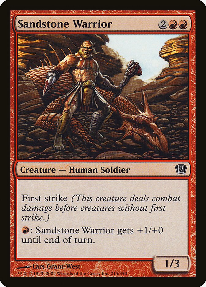 Sandstone Warrior (215) - Ninth Edition (9ED)