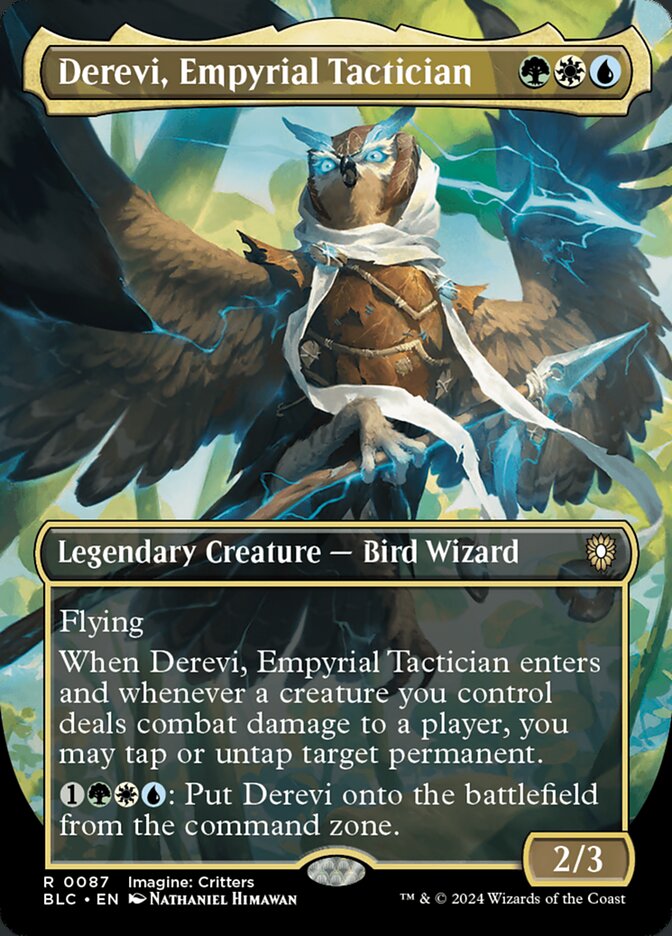 Derevi, Empyrial Tactician - [Borderless] Bloomburrow Commander (BLC)