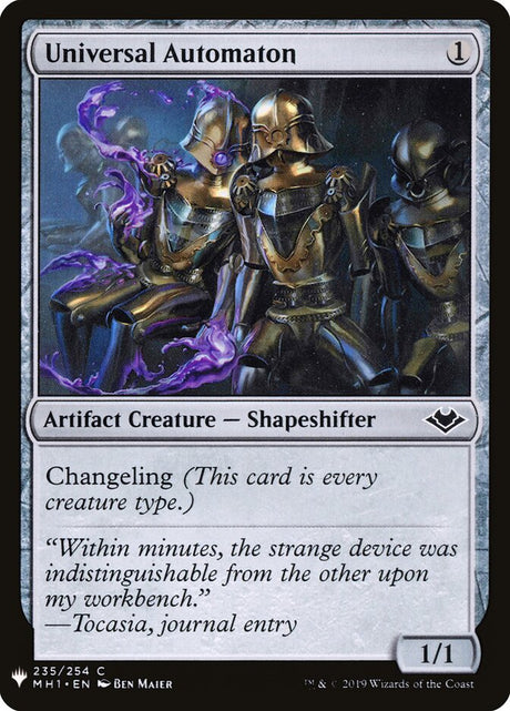 Universal Automaton (MH1-235) - The List (PLST)