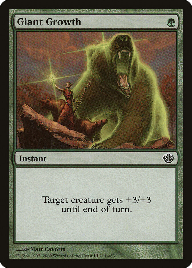 Giant Growth (14) - Duel Decks: Garruk vs. Liliana (DDD)
