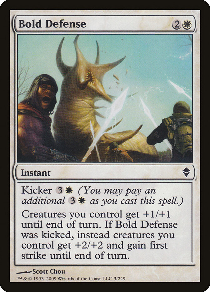 Bold Defense (3) - Zendikar (ZEN)