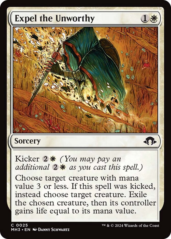 Expel the Unworthy - [Foil] Modern Horizons 3 (MH3)