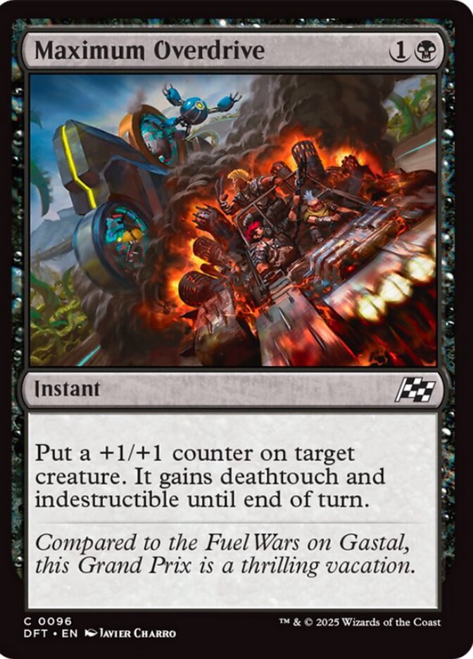Maximum Overdrive - [Foil] Aetherdrift (DFT)