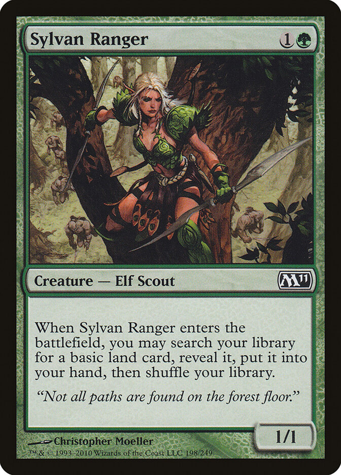 Sylvan Ranger (198) - Magic 2011 (M11)