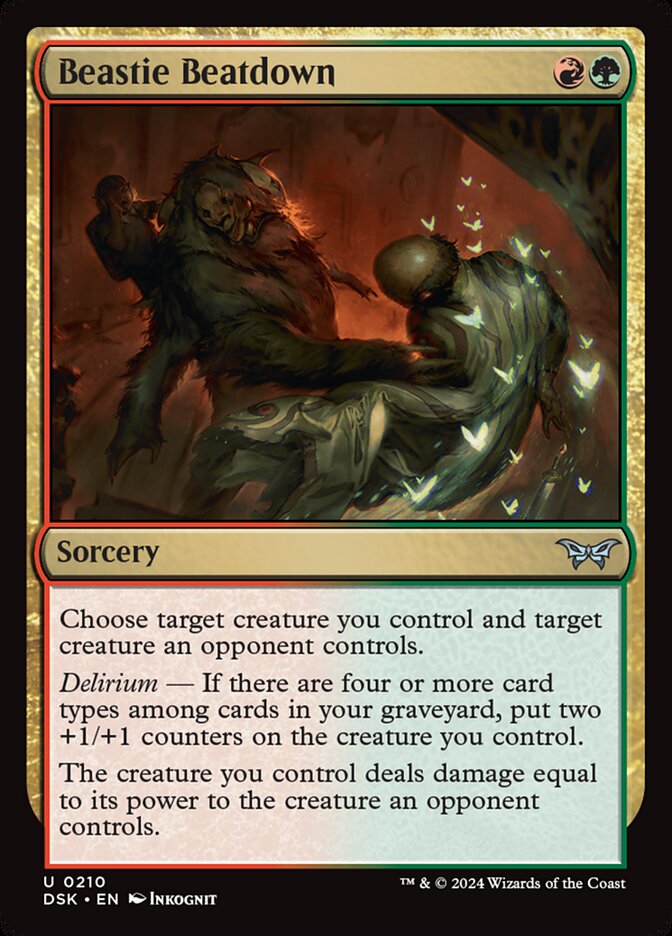 Beastie Beatdown - [Foil] Duskmourn: House of Horror (DSK)