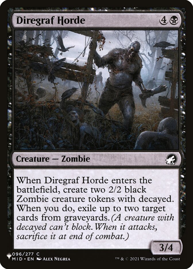 Diregraf Horde (MID-96) - The List (PLST)