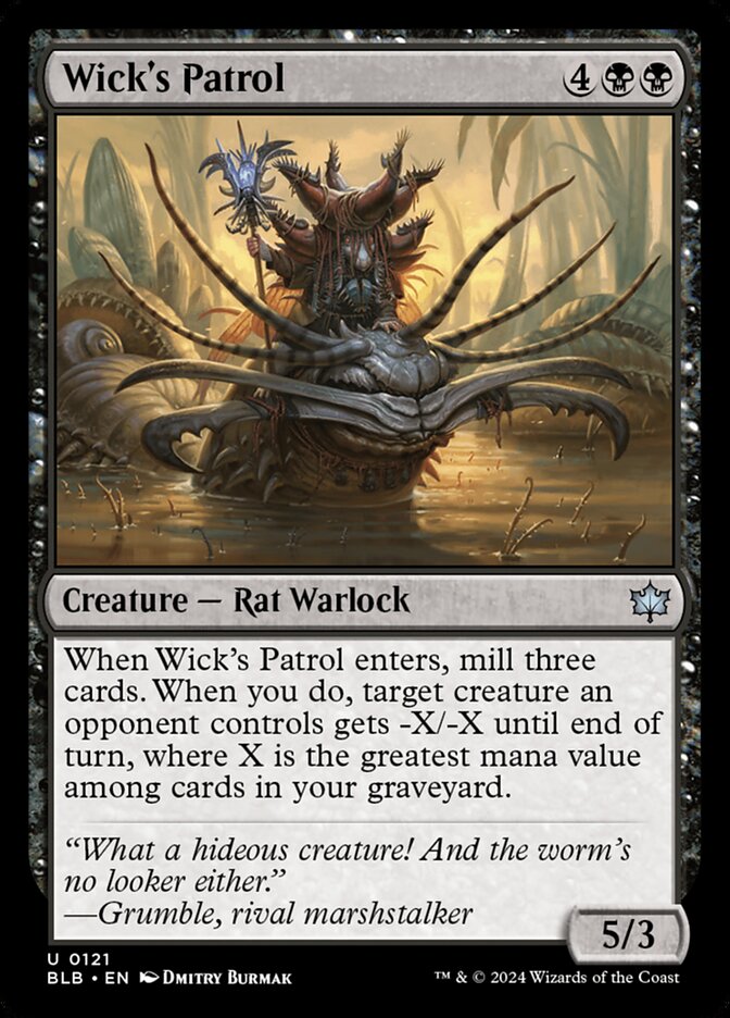 Wick's Patrol - [Foil] Bloomburrow (BLB)