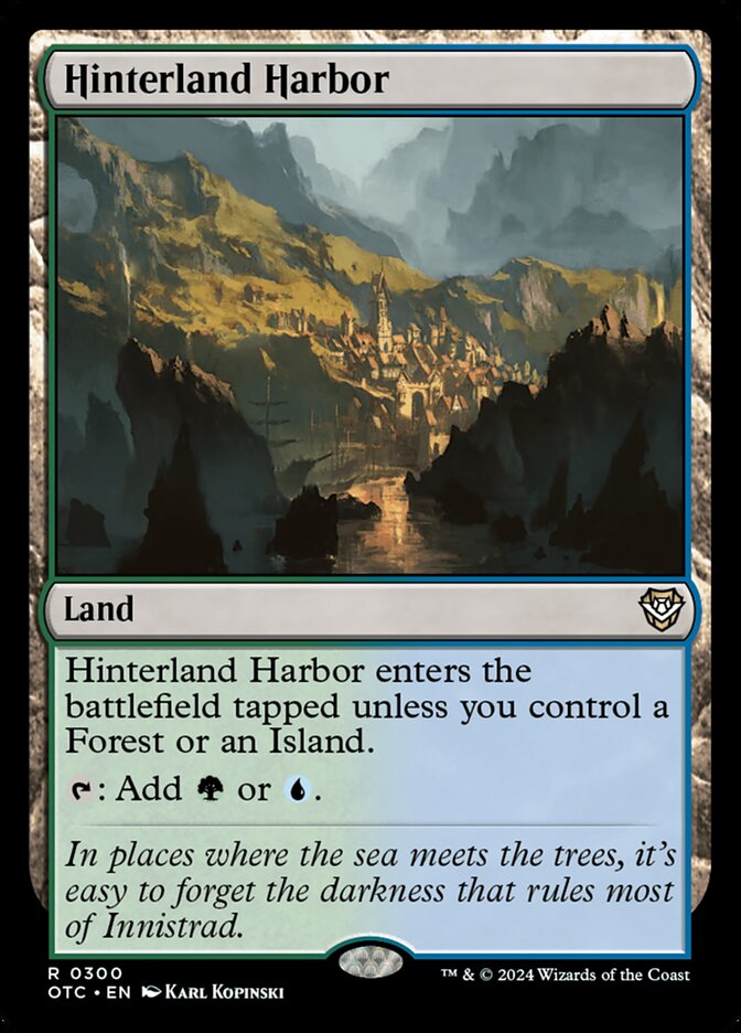 Hinterland Harbor (300) - Outlaws of Thunder Junction Commander (OTC)