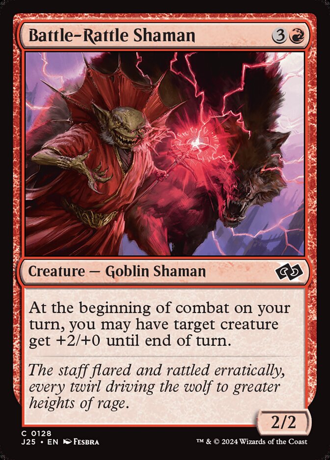 Battle-Rattle Shaman (128) - Foundations Jumpstart (J25)