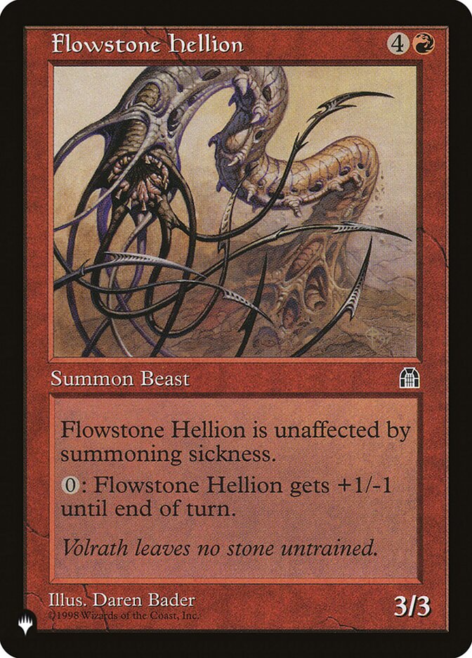 Flowstone Hellion (STH-84) - The List (PLST)